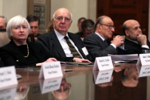 미 연준 창설 100주년… 한자리에 모인 수장들