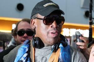 로드먼 방북…”김정은과 좋은 대화 희망”