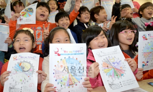 [포토] 방학식 맞은 초등학교 학생들 ‘활짝’