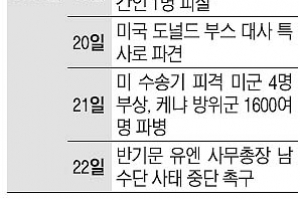 [위클리 포커스] 남수단서 美군용기 피격… 4명 부상