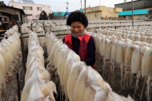 “통통한 오징어 맛나게 말라라”