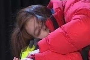 송지효 꿀잠, 7m 고공에서 폭풍 수면 ‘침대에서 자듯..’ 경악