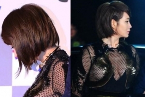 김혜수, 기대 저버리지 않은 파격 망사드레스 아찔