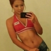 ‘얼짱 파이터’ 송가연, 복근 훤히 드러낸 채…