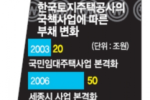 부채 부추기는 국책사업의 덫