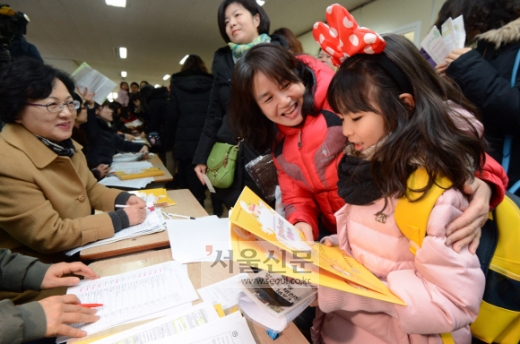 [포토] 초등학교 신입생 예비소집일 ‘신난다’