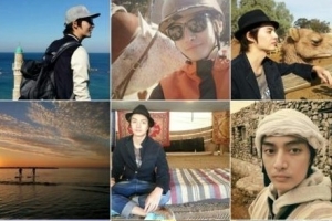 ‘꽃보다 남자’ 김준 근황, 훈남 외모 여전 ‘낙타와 함께 찰칵’