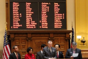 美 조지아주 상원도 ‘동해 명기’ 결의안 통과