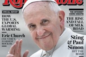 잡지 모델 된 교황… 대중 속으로