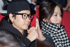 강동원 송혜교, ‘관능의 법칙’ 시사회 포착 “미리보는 부부 케미”