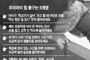 개학 전·후 학교 가기 싫다는 아이 ‘새학기 증후군’ 의심을