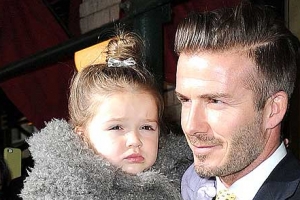 [화제의 포토]데이비드 베컴 “우리 딸 닮았나요?”