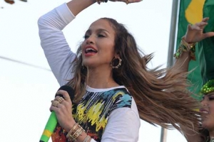 [화보]제니퍼 로페즈, 열광의 브라질 월드컵 “We are one!”