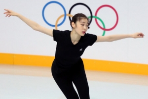 준비 마친 김연아 “빨리 경기 날이 왔으면 좋겠어요”