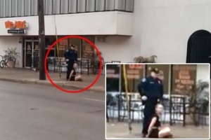 ‘감히 무단횡단을?’ 美 경찰 조깅하던 20대 여성 수갑채워 체포