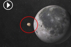 거대 운석 시속 1만7천 마일로 달 표면에 충돌하는 순간 포착