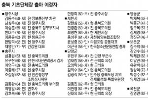 [6·4 지방선거 누가 뛰나] 충북 기초자치단체장