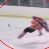 美, 하키 경기중 일어난 엄청난 충격의 순간 포착