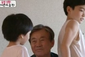 ‘슈퍼맨이 돌아왔다’ 장현성 장인 양택조, 훈훈한 할아버지 미소 ‘흐뭇’