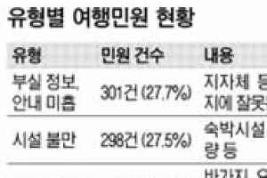 나들이객 가장 큰 불만은 ‘지자체 정보 부족’