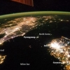 우주에서 본 아시아의 밤…북한 도대체 어떻게 보이나?