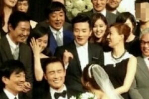 남편 이병헌 CF 패러디 화제, 이민정 결혼식 사진보니..‘하객들이 헉’