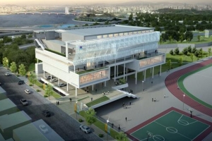 망원유수지에 마포구민체육센터