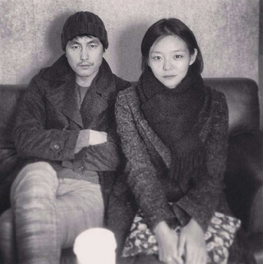 이솜 정우성 인증샷