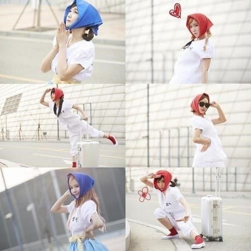 크레용팝 모시옷