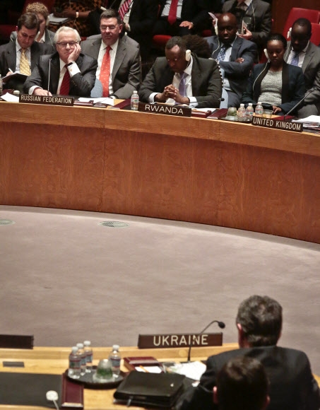 유엔 안보리서 마주 앉은 러·우크라 대사 