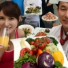 유기농 원료로 만든 요리 맛보세요