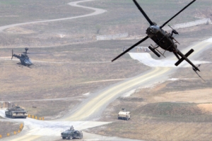 한·미 연합 실사격훈련 포천 로드리게스훈련장서 선보여