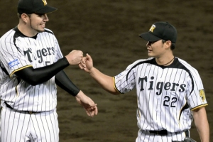 오승환 공 5개로 1이닝 무실점…일본데뷔 첫 삼자범퇴