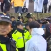 실종자 가족 청와대 항의 방문 시도, 경찰과 대치