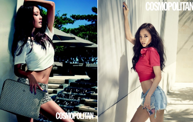 가수 구하라. 사진제공=코스모폴리탄