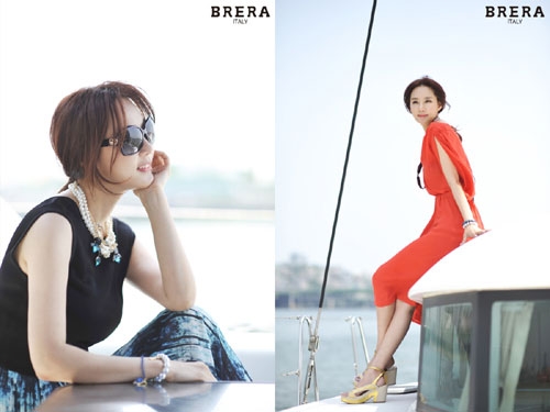 배우 오현경의 선글라스 화보 사진제공=더브레라