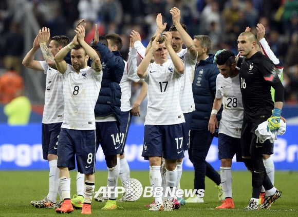 28일 새벽(한국시간) 프랑스 파리에 위치한 스터드 드 프랑스(Stade de France)에서 프랑스 축구대표팀이 노르웨이와의 평가전에서 4-0으로 승리를 거뒀다.  ⓒ AFPBBNews=News1