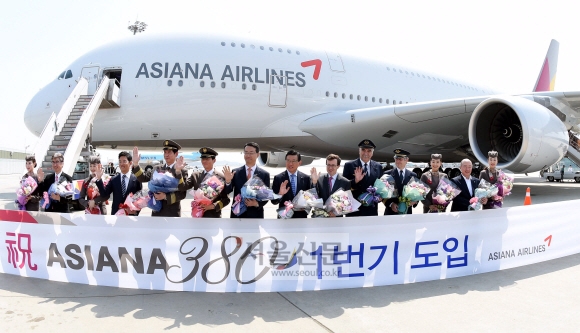 아시아나 ‘하늘 위의 호텔’ A380 1호기 도입 