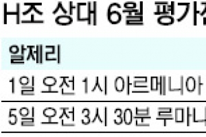 H조 상대들 평가전 일정은