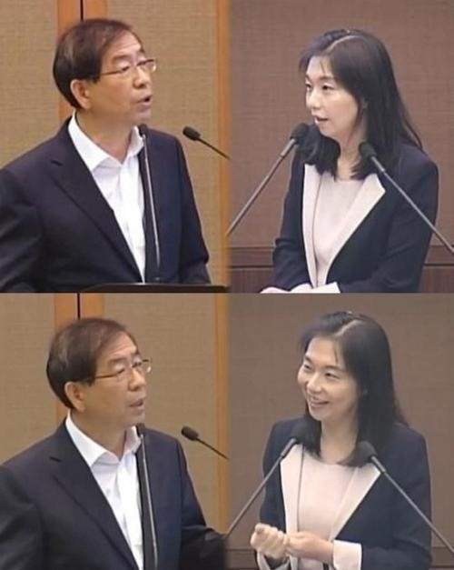 최시중 딸 최호정, 박원순