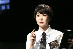 ‘크라임 씬’ NS윤지 단발머리, 보이시한 매력 남자 연기