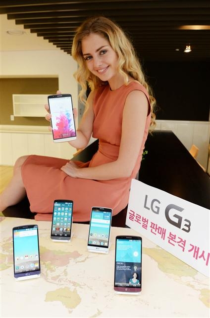 LG는 해외호평이 이어지고 있는 G3를 앞세워 세계 시장에서 LG 스마트폰의 역사를 다시 쓰겠다는 각오다. LG전자 제공