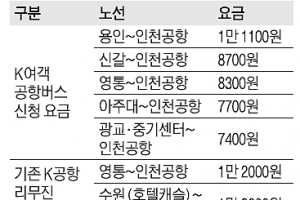 30% 싸게… 수원~인천공항 저가 버스 추진