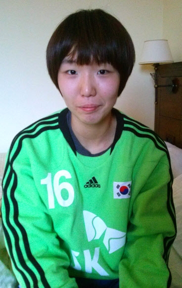 한국 여자주니어핸드볼 대표 골키퍼 박새영