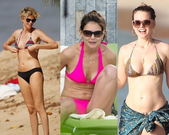 샤를리즈 테론, 케이트 홈즈,앨리스 이브(왼쪽부터)