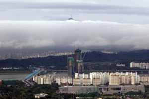 비 그치고 햇살이 고개 빼꼼