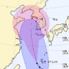 12호 태풍 나크리 서해 쪽 북상 “현재 위치는?”