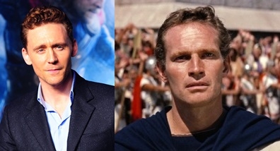 톰 히들스턴과 찰톤 헤스톤 사진:서울신문 포토라이브러리