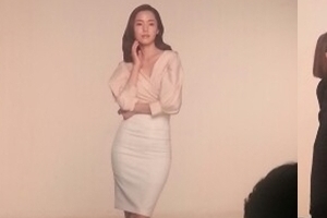 공현주 화장품 광고 촬영장 직찍, 무보정 골반라인 뽐내