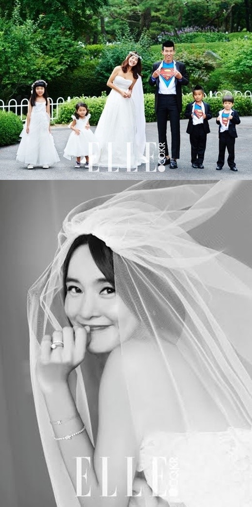정혜영 션 가족, 결혼 10주년 웨딩화보 공개 ‘오늘 더 사랑해’